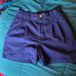 Big Bud Press Navy Trouser Shorts